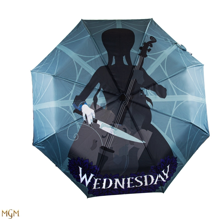 Wednesday Paraplu - Wednesday met cello in de groep SPEELGOED, KINDER- & BABYPRODUCTEN / Buitenspeelgoed / Tuinspeelgoed bij TP E-commerce Nordic AB (D18589)