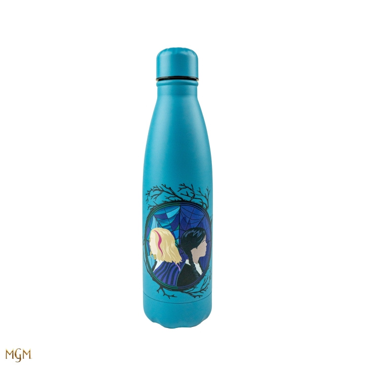 Wednesday Waterfles 500ml Thermo + Dubbele Wand - Wednesday en Enid in de groep SPORT, VRIJE TIJD & HOBBY / Buitenrecreatie / Thermosflessen & Waterflessen bij TP E-commerce Nordic AB (D18592)