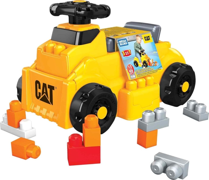 Mega Bloks CAT Build \'n\' Play Ride-On (HDJ29)) in de groep SPEELGOED, KINDER- & BABYPRODUCTEN / Speelgoed / Loopauto\'s bij TP E-commerce Nordic AB (D18605)