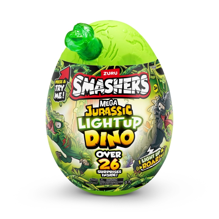 Smashers Mega Jurassic Lichtgevende Dino (74108) in de groep SPEELGOED, KINDER- & BABYPRODUCTEN / Speelgoed / Figuren, Miniaturen & accessoires bij TP E-commerce Nordic AB (D18610)
