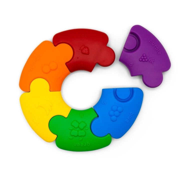 Jellystone Designs Kleurenwiel puzzel - regenboog (JSD0417) in de groep SPEELGOED, KINDER- & BABYPRODUCTEN / Speelgoed / Kinderpuzzel bij TP E-commerce Nordic AB (D18619)