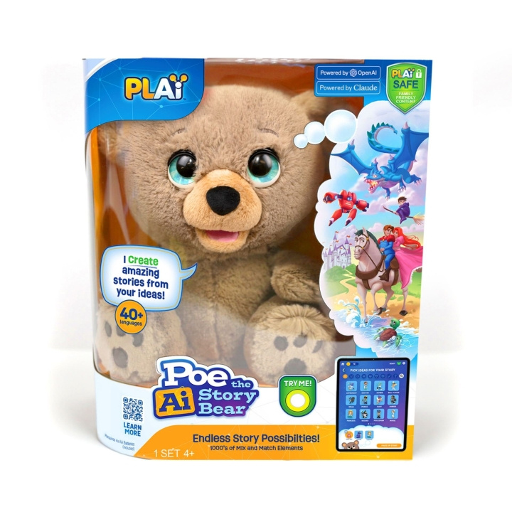 Play-I Poe Interactieve AI beer (90255) in de groep SPEELGOED, KINDER- & BABYPRODUCTEN / Babyspeelgoed / Knuffels bij TP E-commerce Nordic AB (D18641)