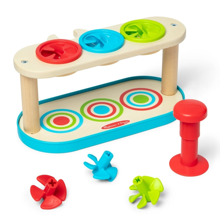 Melissa & Doug Draaitol matchen en duwen (31812) in de groep SPEELGOED, KINDER- & BABYPRODUCTEN / Babyspeelgoed / Activiteitenspeelgoed bij TP E-commerce Nordic AB (D18643)