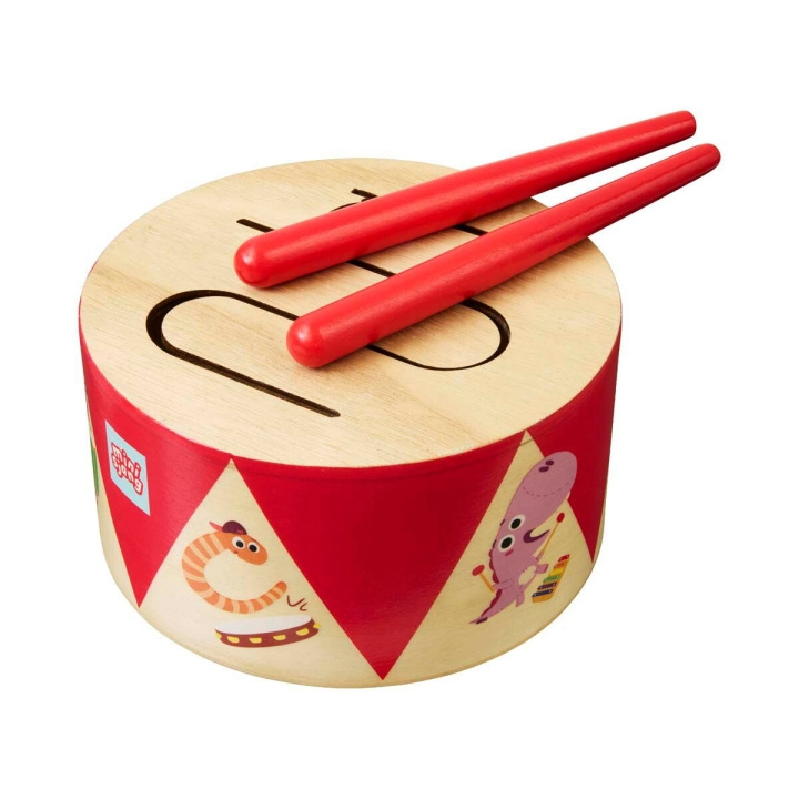 KREA DR - Borstel trommel (6-24302) in de groep SPEELGOED, KINDER- & BABYPRODUCTEN / Muziek, Zang en afbeelingen / Muziekinstrumenten bij TP E-commerce Nordic AB (D18687)