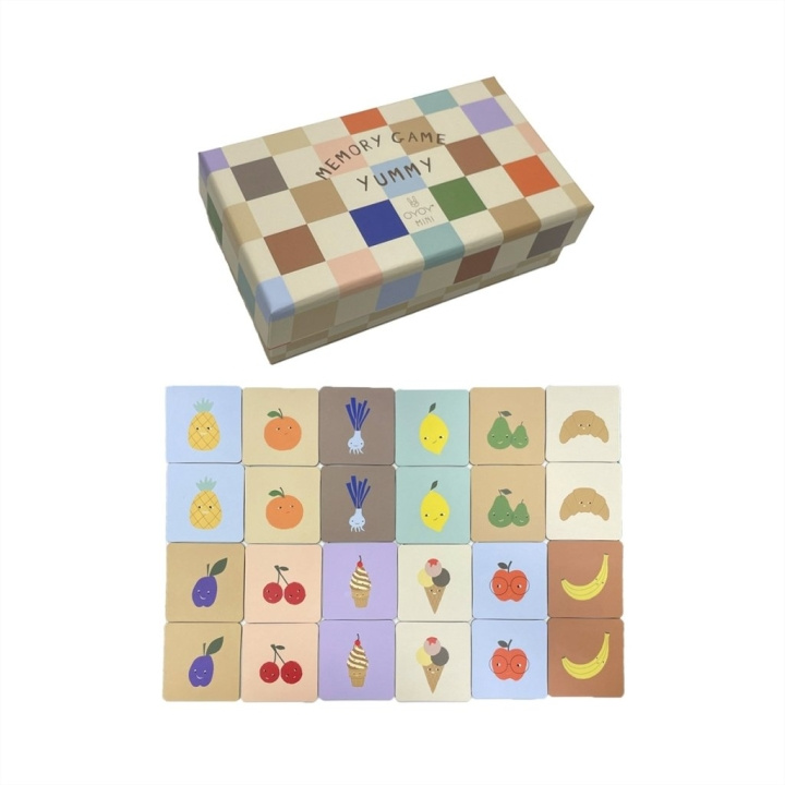 OYOY Mini Yummy Memory Spel (M107591) in de groep SPEELGOED, KINDER- & BABYPRODUCTEN / Babyspeelgoed / Activiteitenspeelgoed bij TP E-commerce Nordic AB (D18692)