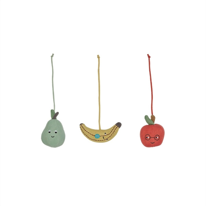 OYOY Mini Yummy speelgym - geel / rood / groen (M107667) in de groep SPEELGOED, KINDER- & BABYPRODUCTEN / Speelgoed / Figuren, Miniaturen & accessoires bij TP E-commerce Nordic AB (D18693)