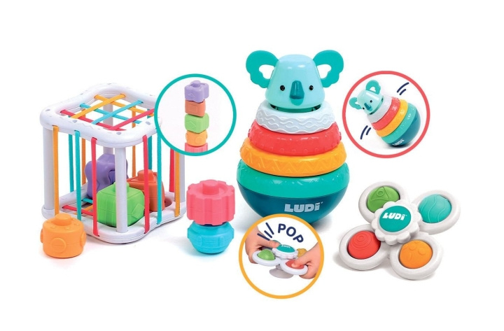 LUDI Manipulatiedoos met accessoires - LU30125 in de groep SPEELGOED, KINDER- & BABYPRODUCTEN / Speelgoed / Speelset bij TP E-commerce Nordic AB (D18731)