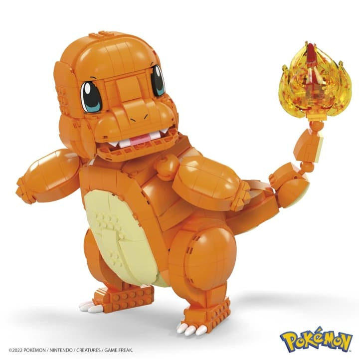 Mega Bloks MEGA - Pokémon Bouw & Toon - Jumbo Charmander (HHL13) in de groep SPEELGOED, KINDER- & BABYPRODUCTEN / Speelgoed / Bouwspeelgoed / Bouwblokken bij TP E-commerce Nordic AB (D18742)