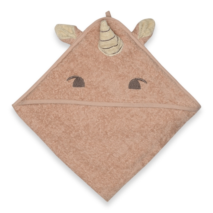 Nuuroo Aki handdoek met kap - junior - Rose Unicorn (NU553) in de groep HUISHOUDEN & TUIN / Badkamer / Handdoeken bij TP E-commerce Nordic AB (D18747)