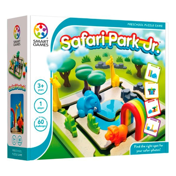 Smart Games Safari Park Jr. (Scandinavisch) (SG2499) in de groep SPEELGOED, KINDER- & BABYPRODUCTEN / Spelletje / Bordspellen bij TP E-commerce Nordic AB (D18757)
