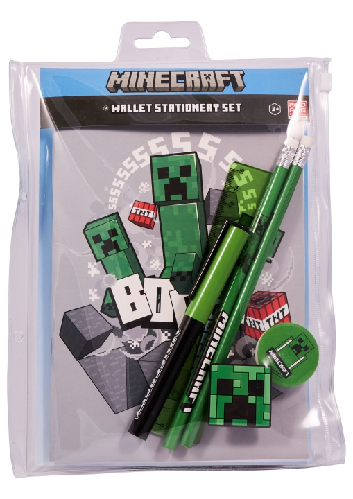 MINECRAFT Kids Licensing - Pennenbak portemonnee - MINECRAFT (0616060-4480525) in de groep SPEELGOED, KINDER- & BABYPRODUCTEN / Speelgoed / Etui bij TP E-commerce Nordic AB (D18773)