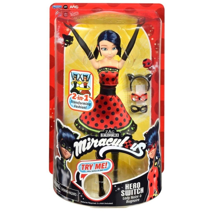 Miraculous Fashion Hero Schakelpop 26 cm (60-50414) in de groep SPEELGOED, KINDER- & BABYPRODUCTEN / Speelgoed / Docks & Accessoires bij TP E-commerce Nordic AB (D18781)
