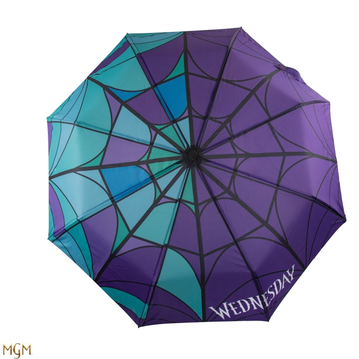 Wednesday Paraplu - Wednesday Gebrandschilderd glas in de groep SPEELGOED, KINDER- & BABYPRODUCTEN / Buitenspeelgoed / Tuinspeelgoed bij TP E-commerce Nordic AB (D18794)