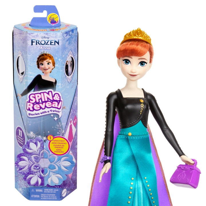Mattel Frozen - Anna draai en onthul (HXD27) in de groep SPEELGOED, KINDER- & BABYPRODUCTEN / Speelgoed / Docks & Accessoires bij TP E-commerce Nordic AB (D18813)