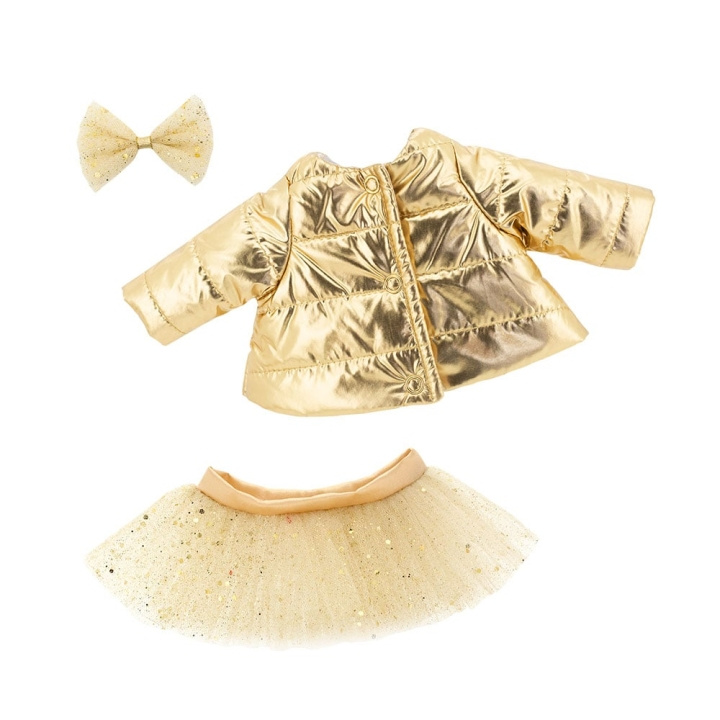 Lucky Doggy Kledingset: Gouden jasje - Goud in de groep SPEELGOED, KINDER- & BABYPRODUCTEN / Speelgoed / Docks & Accessoires bij TP E-commerce Nordic AB (D18827)
