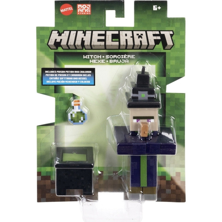 MINECRAFT Biome Bouwt - 8cm - Heks (JCN32) in de groep SPEELGOED, KINDER- & BABYPRODUCTEN / Speelgoed / Figuren, Miniaturen & accessoires bij TP E-commerce Nordic AB (D18836)
