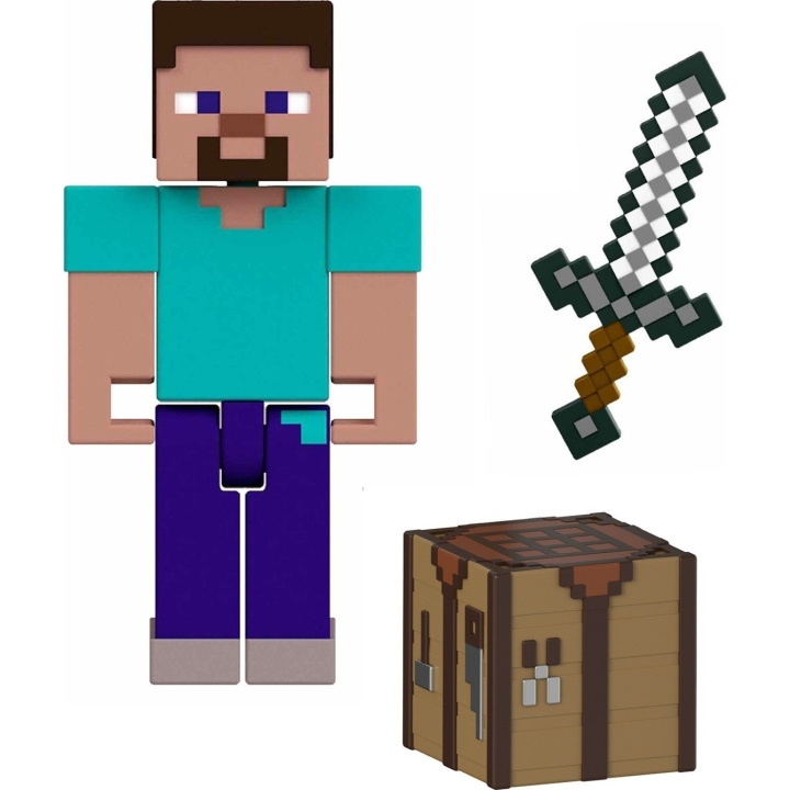 MINECRAFT Biome Bouwt - 8cm - Steve (JCN28) in de groep SPEELGOED, KINDER- & BABYPRODUCTEN / Speelgoed / Figuren, Miniaturen & accessoires bij TP E-commerce Nordic AB (D18837)