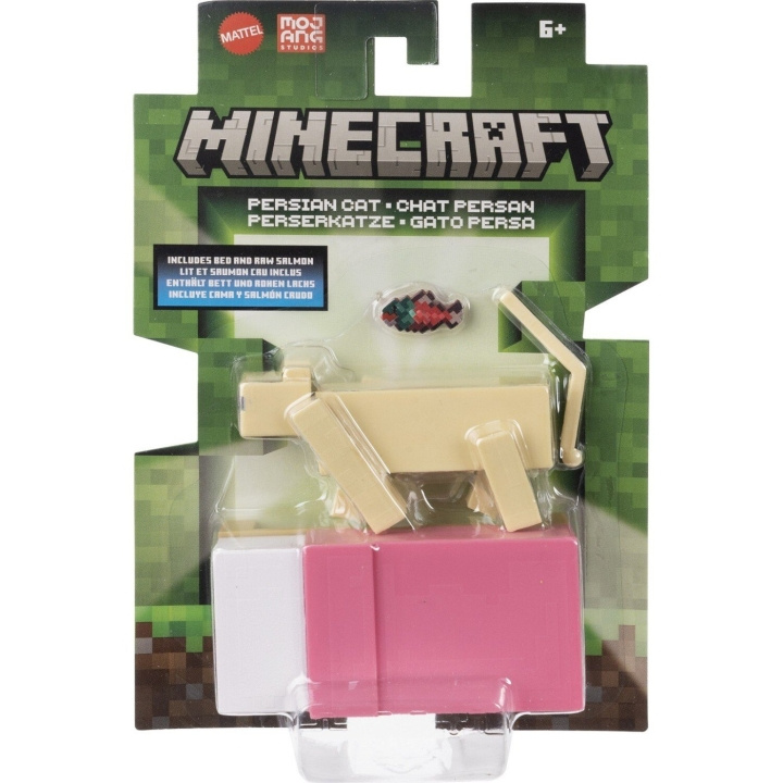 MINECRAFT Biome Builds - 8cm - Perzische Kat (JCN30) in de groep SPEELGOED, KINDER- & BABYPRODUCTEN / Speelgoed / Figuren, Miniaturen & accessoires bij TP E-commerce Nordic AB (D18839)