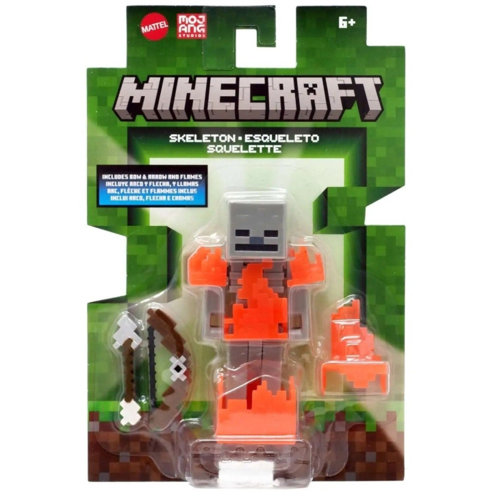 MINECRAFT Biome Bouwt - 8cm - Skelet (JCN31) in de groep SPEELGOED, KINDER- & BABYPRODUCTEN / Speelgoed / Figuren, Miniaturen & accessoires bij TP E-commerce Nordic AB (D18840)