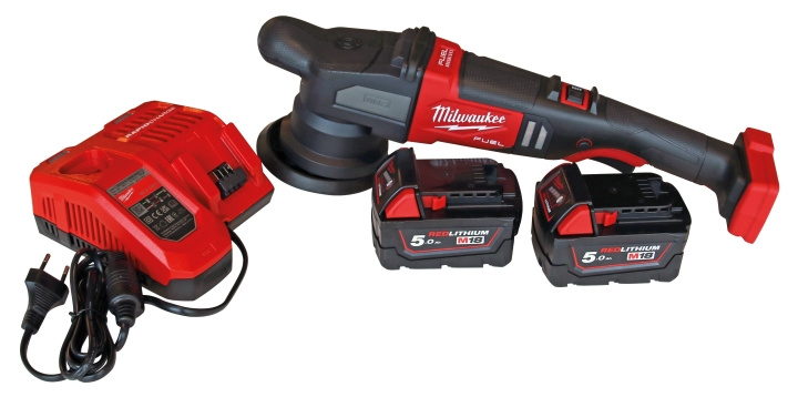 Milwaukee M18 FUEL FROP21-502X 18v excentrische polijstmachine Inc 2x 5.0Ah Batt in de groep HUISHOUDEN & TUIN / Gereedschap / Overig Elektrisch Gereedschap bij TP E-commerce Nordic AB (D18847)