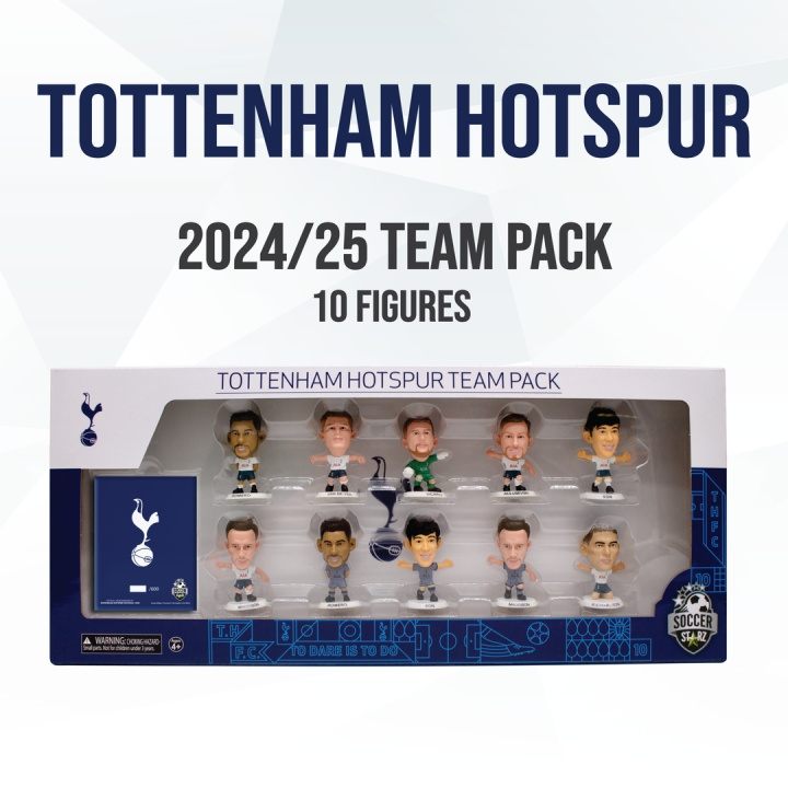 Soccerstarz Spurs Team Pack 10 figuur (2024/25 versie klassieke kit) in de groep SPEELGOED, KINDER- & BABYPRODUCTEN / Speelgoed / Figuren, Miniaturen & accessoires bij TP E-commerce Nordic AB (D18852)
