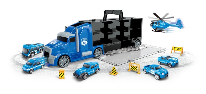 Speed Car Politie autotransporter (41135) in de groep SPEELGOED, KINDER- & BABYPRODUCTEN / Speelgoed / Speelgoedauto\'s bij TP E-commerce Nordic AB (D18858)