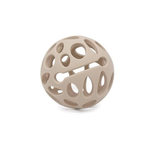 Magni Bijtbal van LFGB-silicone met voelbare oppervlakken, beige - (5733) in de groep SPEELGOED, KINDER- & BABYPRODUCTEN / Babygadgets / Fopspenen & Bijtringen bij TP E-commerce Nordic AB (D18875)