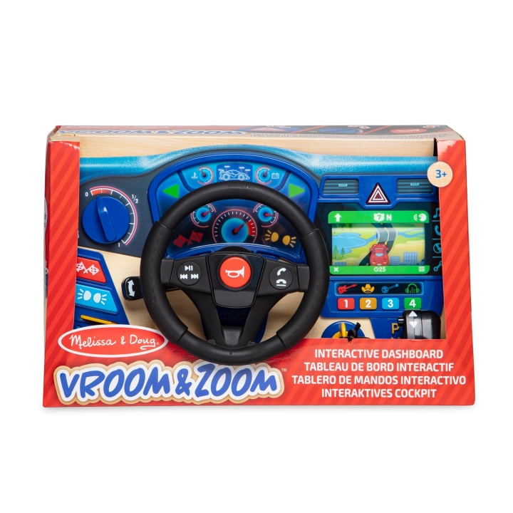 Melissa & Doug Vroom en Zoom Interactief Dashboard (41705) in de groep SPEELGOED, KINDER- & BABYPRODUCTEN / Babyspeelgoed / Activiteitenspeelgoed bij TP E-commerce Nordic AB (D18882)