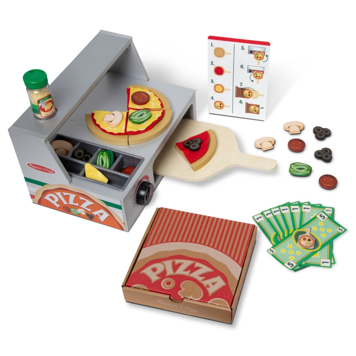 Melissa & Doug Melissa and Doug - Top & Bake Pizzateller (9465) in de groep SPEELGOED, KINDER- & BABYPRODUCTEN / Speelgoed / Klein huis en rollenspel bij TP E-commerce Nordic AB (D18897)