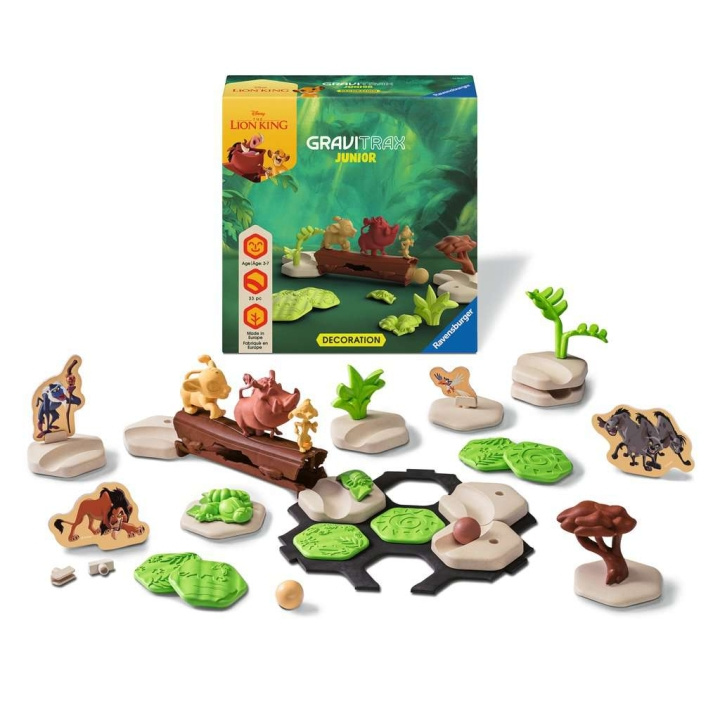 GraviTrax Junior Uitbreiding Leeuwenkoning (10923862) in de groep SPEELGOED, KINDER- & BABYPRODUCTEN / Speelgoed / Speelset bij TP E-commerce Nordic AB (D18898)
