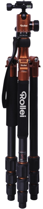Rollei C5i Aluminium Oranje in de groep HOME ELECTRONICS / Foto & Video / Fotoapparatuur / Statief bij TP E-commerce Nordic AB (D18903)