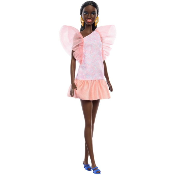 Barbie Fashionista\'s Peach Puffy (HRH14) in de groep SPEELGOED, KINDER- & BABYPRODUCTEN / Speelgoed / Docks & Accessoires bij TP E-commerce Nordic AB (D18979)