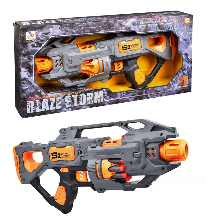 Gonher Blaze Storm Batterijbediend Zacht Kogelgeweer (42070) in de groep SPEELGOED, KINDER- & BABYPRODUCTEN / Speelgoed / Actie spel bij TP E-commerce Nordic AB (D19017)