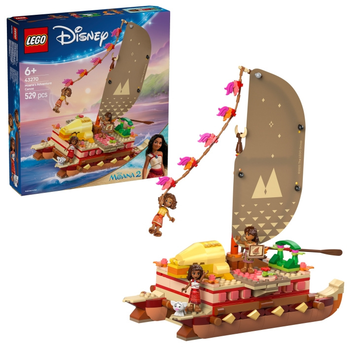 LEGO Disney Princess - Moana\'s Avontuur Kano (43270) in de groep SPEELGOED, KINDER- & BABYPRODUCTEN / Speelgoed / Bouwspeelgoed / Lego bij TP E-commerce Nordic AB (D19021)
