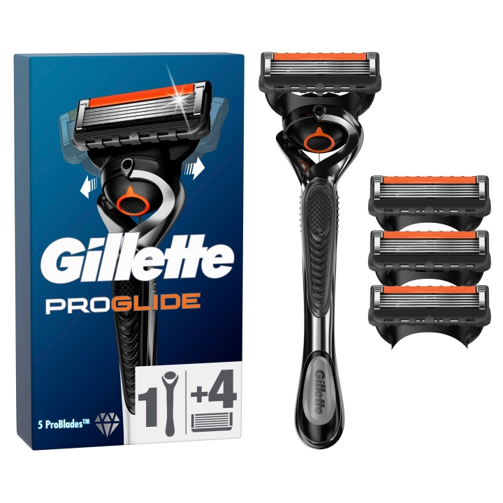 Gillette Proglide Scheermes - Blauw/Zwart in de groep BEAUTY & HEALTH / Haar & Styling / Scheren & Trimmen / Scheermessen & Accessoires bij TP E-commerce Nordic AB (D19024)