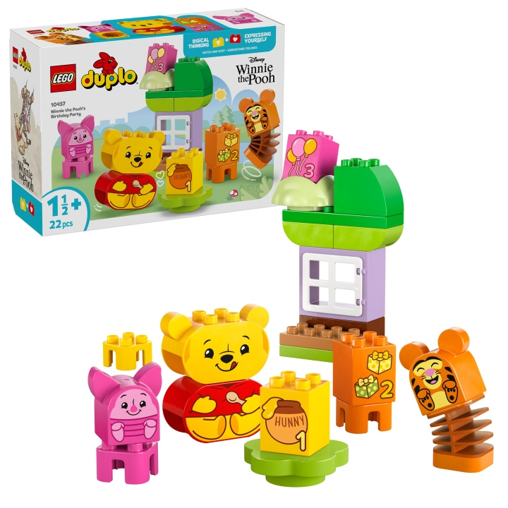 LEGO DUPLO Disney TM - Winnie de Poeh\'s Verjaardagsfeestje (10457) in de groep SPEELGOED, KINDER- & BABYPRODUCTEN / Speelgoed / Bouwspeelgoed / Lego bij TP E-commerce Nordic AB (D19039)