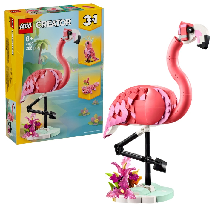 LEGO LEGO Schepper - Wilde dieren: Roze flamingo (31170) in de groep SPEELGOED, KINDER- & BABYPRODUCTEN / Speelgoed / Bouwspeelgoed / Lego bij TP E-commerce Nordic AB (D19043)