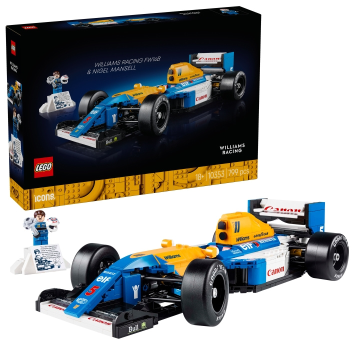LEGO Iconen - Williams Racing FW14B & Nigel Mansell (10353) in de groep SPEELGOED, KINDER- & BABYPRODUCTEN / Speelgoed / Bouwspeelgoed / Lego bij TP E-commerce Nordic AB (D19044)