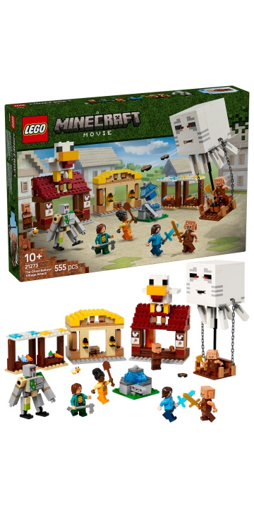 LEGO Minecraft - De Ghast Balloon Village Attack (21273) in de groep SPEELGOED, KINDER- & BABYPRODUCTEN / Speelgoed / Bouwspeelgoed / Lego bij TP E-commerce Nordic AB (D19050)