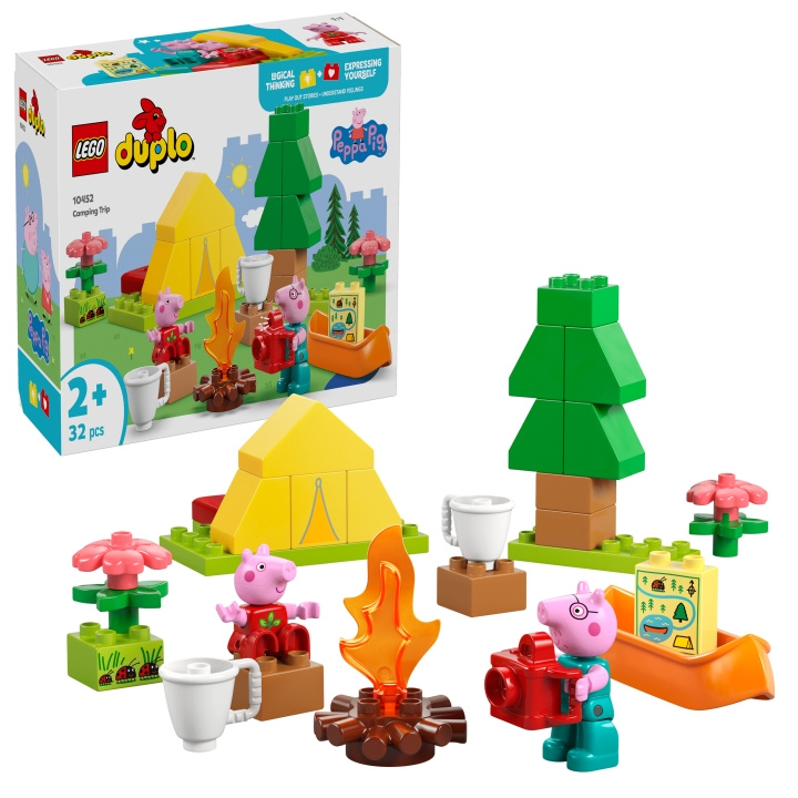 LEGO DUPLO Peppa Pig - Kampeertrip (10452) in de groep SPEELGOED, KINDER- & BABYPRODUCTEN / Speelgoed / Bouwspeelgoed / Lego bij TP E-commerce Nordic AB (D19051)