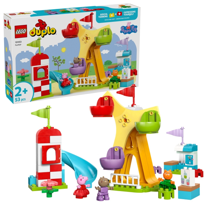 LEGO DUPLO Peppa Pig - Kermis (10453) in de groep SPEELGOED, KINDER- & BABYPRODUCTEN / Speelgoed / Bouwspeelgoed / Lego bij TP E-commerce Nordic AB (D19052)