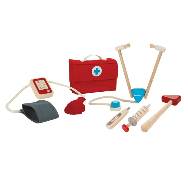 PlanToys Doktersset (3451) in de groep SPEELGOED, KINDER- & BABYPRODUCTEN / Speelgoed / Speelset bij TP E-commerce Nordic AB (D19056)