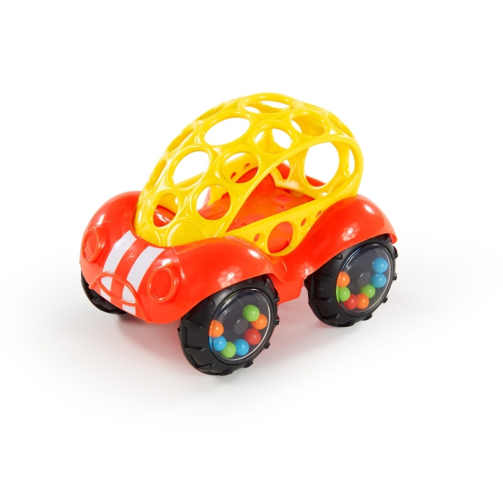Bright Starts Rammelaar & Roll Buggie™, rood - (BS-81558) in de groep SPEELGOED, KINDER- & BABYPRODUCTEN / Speelgoed / Speelgoedauto\'s bij TP E-commerce Nordic AB (D19067)