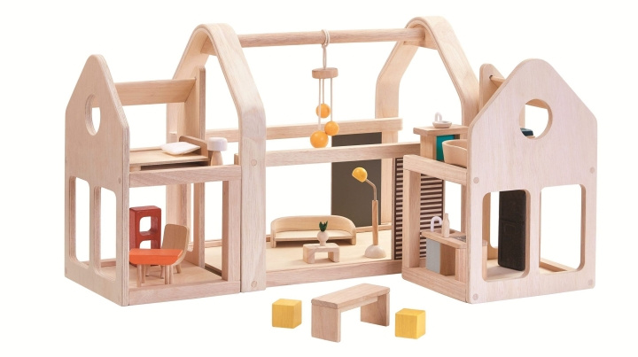 PlanToys To go poppenhuis - (PT-7611) in de groep SPEELGOED, KINDER- & BABYPRODUCTEN / Speelgoed / Speelset bij TP E-commerce Nordic AB (D19074)