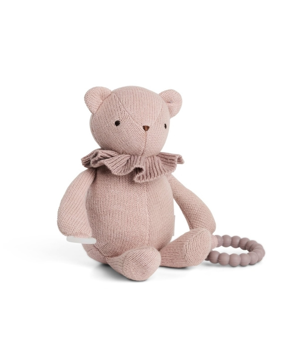 Smallstuff Little Activity Bear, voor fopspeen en bijtring, zacht roze (40006-37) in de groep SPEELGOED, KINDER- & BABYPRODUCTEN / Babyspeelgoed / Knuffels bij TP E-commerce Nordic AB (D19091)