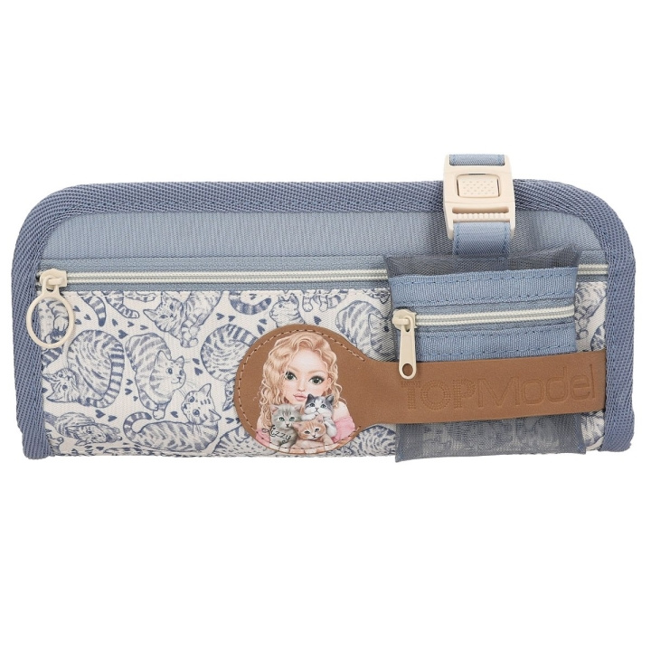 TOPModel CAT LOVE Potloodkoker - Lichtblauw en crème (413275) in de groep SPEELGOED, KINDER- & BABYPRODUCTEN / Speelgoed / Etui bij TP E-commerce Nordic AB (D19107)
