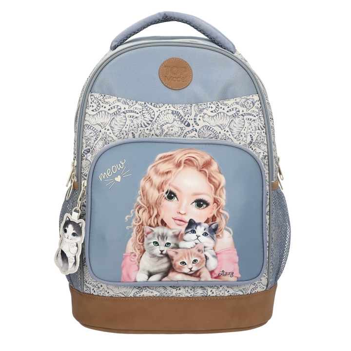 TOPModel Schoolrugzak CAT LOVE - Lichtblauw en crème (413276) in de groep SPEELGOED, KINDER- & BABYPRODUCTEN / Reizen / Kindertassen / Rugzakken bij TP E-commerce Nordic AB (D19108)