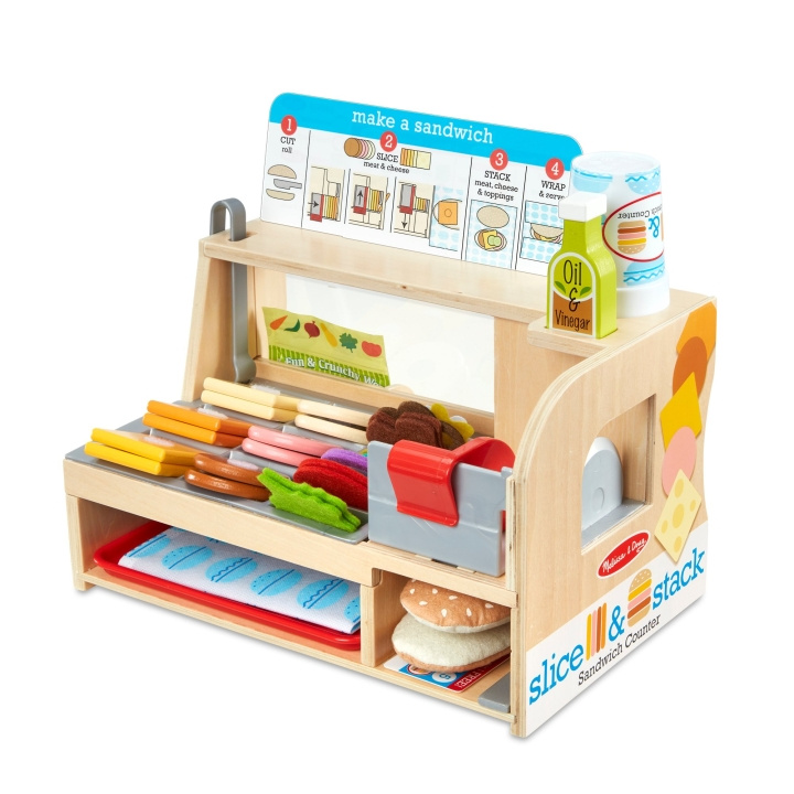 Melissa & Doug Slice & Stack Sandwich Counter (41650) in de groep SPEELGOED, KINDER- & BABYPRODUCTEN / Speelgoed / Klein huis en rollenspel bij TP E-commerce Nordic AB (D19116)