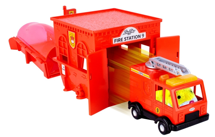 Zhu Zhu Pets Stad Brandweerwagen Speelset - (Z10331) in de groep SPEELGOED, KINDER- & BABYPRODUCTEN / Speelgoed / Speelgoedauto\'s bij TP E-commerce Nordic AB (D19125)