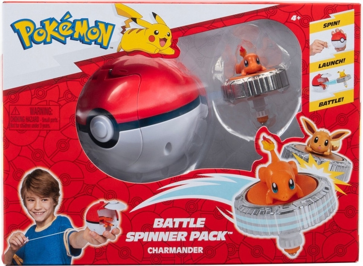 Pokémon BATTLE SPINNER CHARMANDER (PKW4401) in de groep SPEELGOED, KINDER- & BABYPRODUCTEN / Speelgoed / Figuren, Miniaturen & accessoires bij TP E-commerce Nordic AB (D19127)